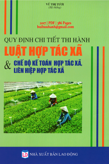 Quy Định Chi Tiết Thi Hành Luật Hợp Tác Xã Và Chế Độ Kế Toán Hợp Tác Xã, Liên Hiệp Hợp Tác Xã