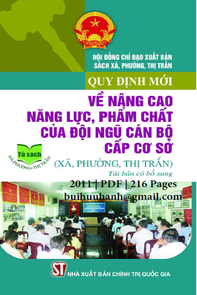 Quy Định Mới Về Nâng Cao Năng Lực, Phẩm Chất Của Đội Ngũ Cán Bộ Cấp Cơ Sở (Xã, Phường, Thị Trấn)
