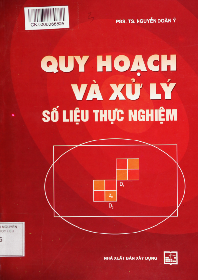 Quy Hoạch Và Xử Lý Số Liệu Thực Nghiệm (NXB Xây Dựng 2010) - Nguyễn Doãn Ý, 183 Trang