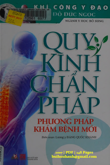 Quy Kinh Chẩn Pháp-Phương Pháp Khám Bệnh Mới (NXB Thanh Hóa 2017) - Đặng Quốc Khánh, 148 Trang