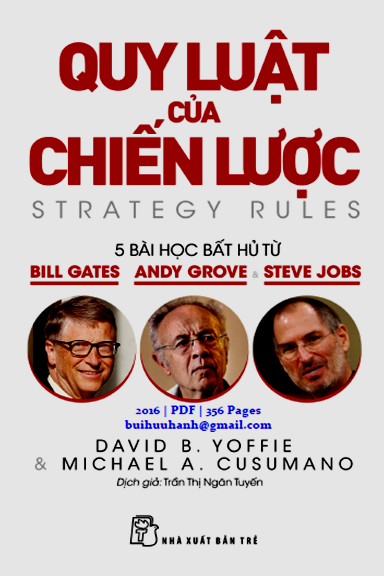 Quy Luật Của Chiến Lược (NXB Trẻ 2016) - David B. Yoffie, 356 Trang