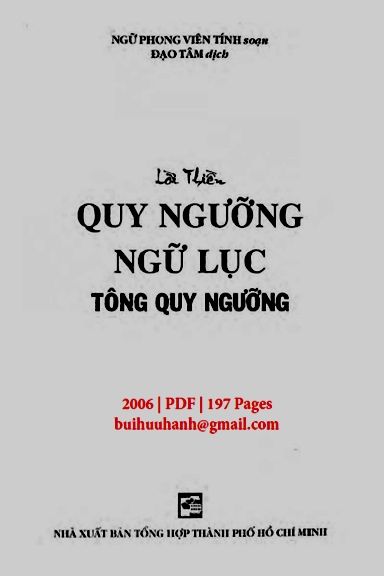 Quy Ngưỡng Ngữ Lục (NXB Tổng Hợp 2006) - Ngữ Phong Viễn Tính, 197 Trang