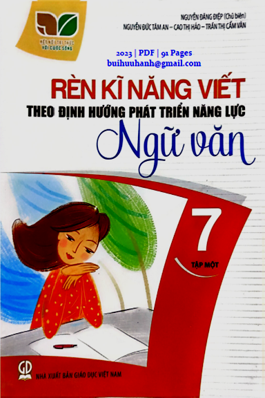 Rèn Kĩ Năng Viết Ngữ Văn 7 Tập 1 (NXB Giáo Dục 2023) - Nguyễn Đăng Điệp, 91 Trang