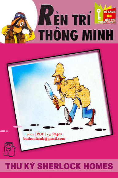 Rèn Trí Thông Minh-Thư Ký Sherlock Homes (NXB Trẻ 2001) - Mỹ Lan, 137 Trang