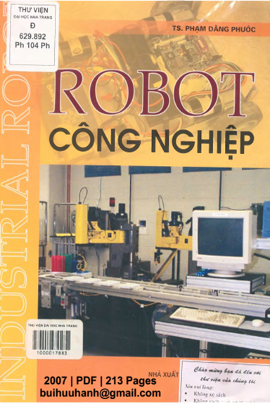 Robot Công Nghiệp (NXB Xây Dựng 2007) - Phạm Đăng Phước, 213 Trang