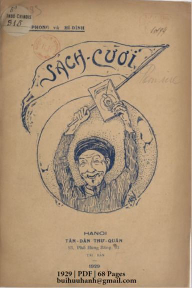 Sách Cười (NXB Tân Dân 1929) - Sơn Phong, 68 Trang