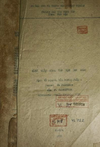 Sách Giáo Khoa Văn Học Dân Gian (NXB Hà Nội 1970) - P. Saintyver, 85 Trang