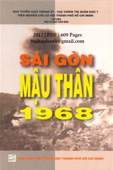 Sài Gòn Mậu Thân 1968 (NXB Tổng Hợp 2012) - Phan Xuân Biên, 608 Trang
