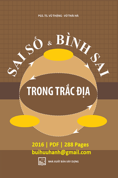 Sai Số Và Bình Sai Trong Trắc Địa (NXB Xây Dựng 2016) - Vũ Thặng, 288 Trang