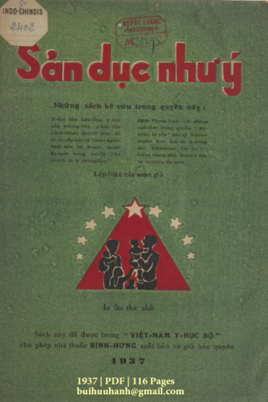 Sản Dục Như Ý (NXB Thụy Ký 1937) - Bình Hưng, 116 Trang