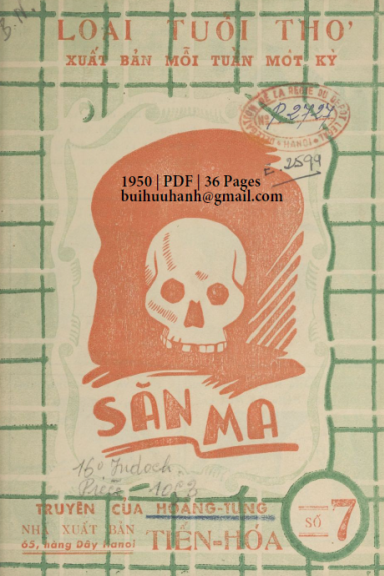 Săn Ma (NXB Tiến Hóa 1950) - Hoàng Tùng, 36 Trang