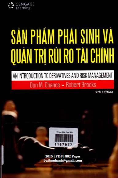 Sản Phẩm Phái Sinh Và Quản Trị Rủi Ro Tài Chính (NXB Kinh Tế 2015) - Don M. Chance, 882 Trang