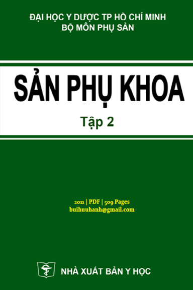 Sản Phụ Khoa Tập 2 (NXB Y Học 2011) - Lê Văn Điển, 509 Trang
