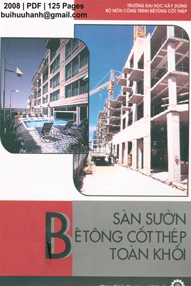 Sàn Sườn Bêtông Cốt Thép Toàn Khối (NXB Khoa Học Kỹ Thuật 2008) - Nguyễn Duy Bân, 125 Trang