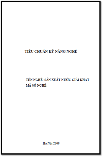 Sản Xuất Nước Giải Khát (NXB Hà Nội 2009) - Phạm Ngọc Anh, 192 Trang