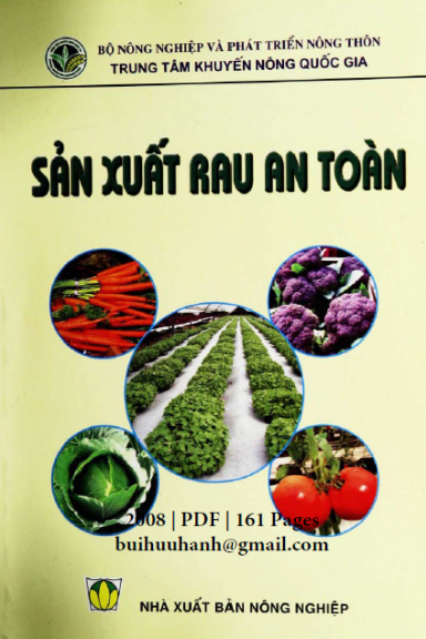 Sản Xuất Rau An Toàn (NXB Nông Nghiệp 2008) - Nhiều Tác Giả, 161 Trang
