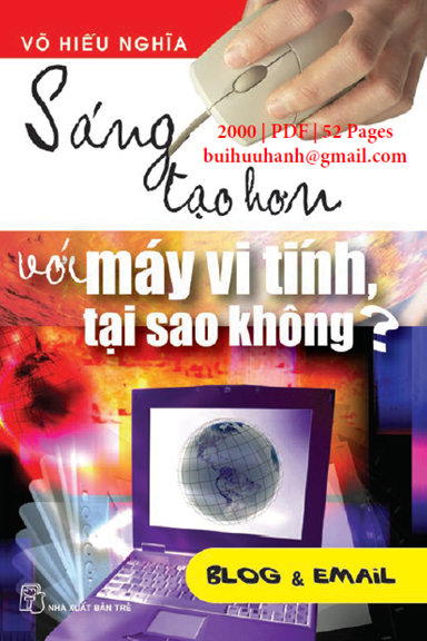 Sáng Tạo Hơn Với Máy Vi Tính Tại Sao Không (NXB Trẻ 2000) - Võ Hiếu Nghĩa, 52 Trang