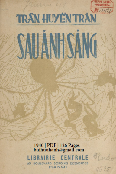 Sau Ánh Sáng (NXB Rạng Đông 1940) - Trần Huyền Trân, 126 Trang