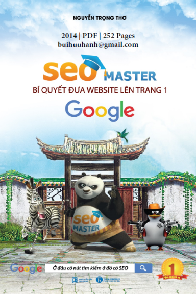 SEO Master Đưa Website Lên Trang 1 Google (NXB Lao Động 2014) - Nguyễn Trọng Thơ, 252 Trang