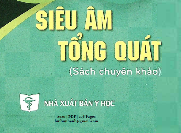 Siêu Âm Tổng Quát (NXB Y Học 2020) - Đặng Vĩnh Hiệp, 208 Trang