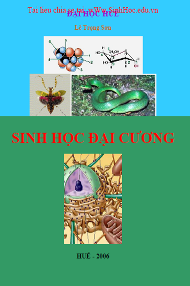 Sinh Học Đại Cương (NXB Đại Học Huế 2006) - Lê Trọng Sơn, 303 Trang
