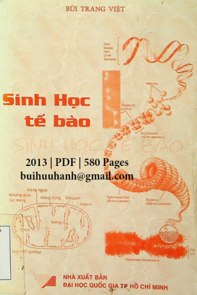 Sinh Học Tế Bào (NXB Đại Học Quốc Gia 2013) - Bùi Trang Việt, 580 Trang