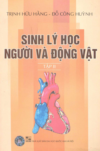 Sinh Lý Học Người Và Động Vật Tập 2 (NXB Đại Học Quốc Gia 2007) - Trịnh Hữu Hằng, 287 Trang