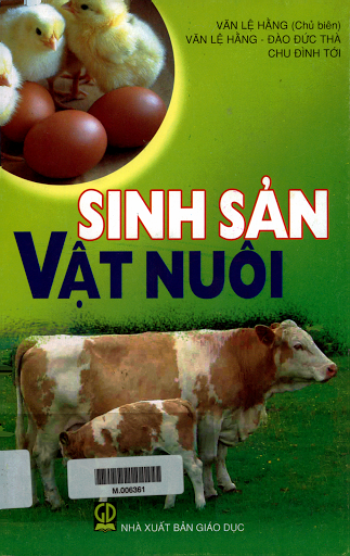 Sinh Sản Vật Nuôi (NXB Giáo Dục 2009) - Văn Lệ Hằng, 190 Trang