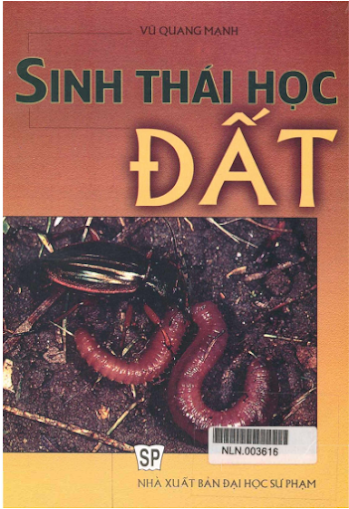 Sinh Thái Học Đất (NXB Đại Học Sư Phạm 2004) - Vũ Quang Mạnh, 268 Trang