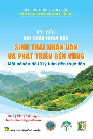Sinh Thái Nhân Văn Và Phát Triển Bền Vững (NXB Nông Nghiệp 2017) - Lê Trọng Cúc, 350 Trang