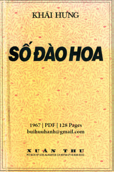 Số Đào Hoa (NXB Xuân Thu 1967) - Khái Hưng, 128 Trang