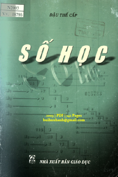Số Học (NXB Giáo Dục 2003) - Đậu Thế Cấp, 142 Trang