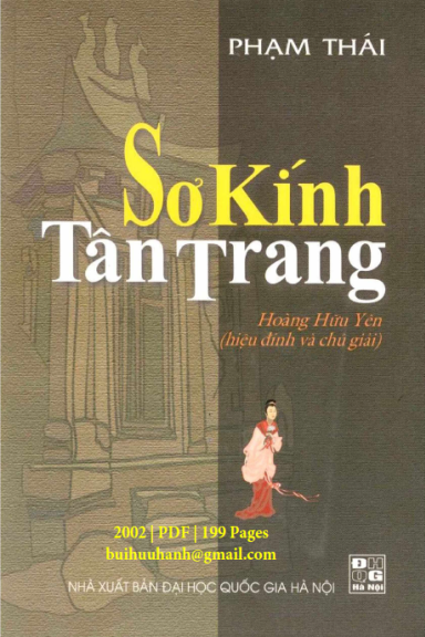 Sơ Kính Tân Trang (NXB Đại Học Quốc Gia 2002) - Phạm Thái, 199 Trang