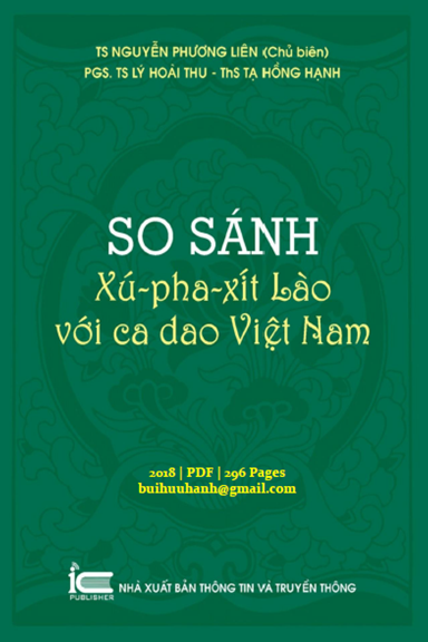 So Sánh Xú-Pha-Xít Lào Với Ca Dao Việt Nam (NXB Thông Tin Truyền Thông 2018) - Nguyễn Phương Liên