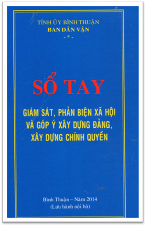 Sổ Tay Giám Sát, Phản Biện Xã Hội Và Góp Ý Xây Dựng Đảng, Xây Dựng Chính Quyền