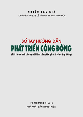 Sổ Tay Hướng Dẫn Phát Triển Cộng Đồng  (NXB Thanh Niên 2016) - Lê Văn An, 124 Trang