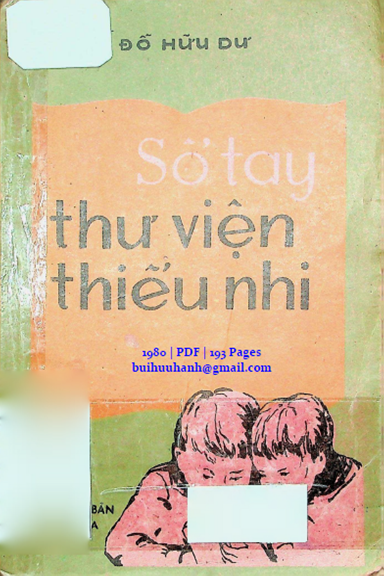 Sổ Tay Thư Viện Thiếu Nhi (NXB Văn Hóa 1980) - Đỗ Hữu Dư, 193 Trang