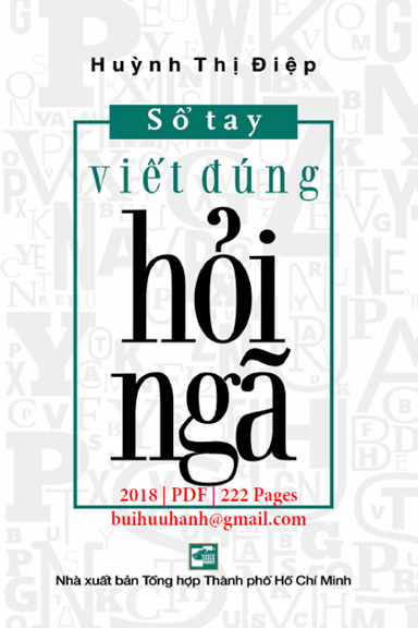 Sổ Tay Viết Đúng Hỏi Ngã (NXB Tổng Hợp 2018) - Huỳnh Thị Điệp, 222 Trang