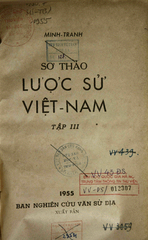 Sơ Thảo Lược Sử Việt Nam Tập 3 (NXB Văn Sử Địa 1955) - Minh Tranh, 118 Trang