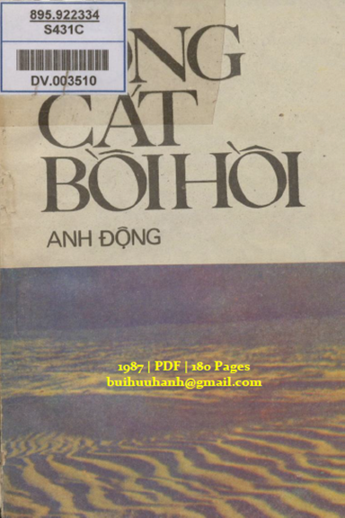 Sóng Cát Bồi Hồi (NXB Cửu Long 1987) - Anh Động, 180 Trang