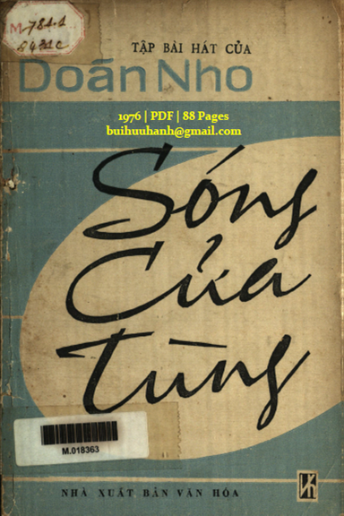 Sóng Cửa Tùng (NXB Văn Hóa 1976) - Doãn Nho, 88 Trang