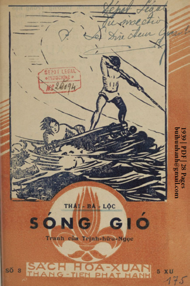 Sóng Gió (NXB Thẳng Tiến 1939) - Thái Bá Lộc, 28 Trang