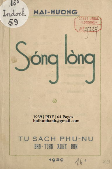 Sóng Lòng (NXB Bảo Toàn 1939) - Mai Hương, 64 Trang