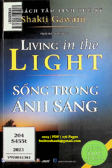 Sống Trong Ánh Sáng (NXB Hồng Đức 2023) - Shakti Gawain, 276 Trang