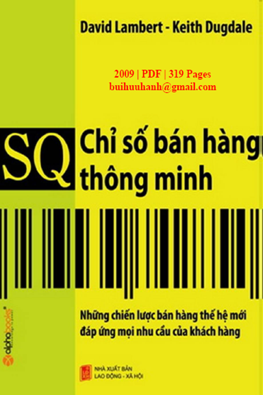 SQ Chỉ Số Bán Hàng Thông Minh (NXB Lao Động Xã Hội 2009) - David Lambert, 319 Trang