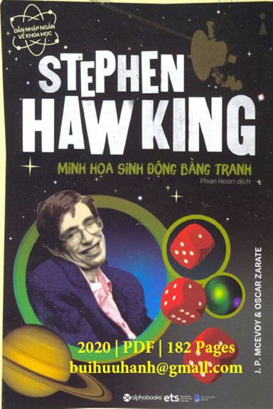 Stephen Hawking Minh Họa Sinh Động Bằng Tranh (NXB Dân Trí 2020) - Oscar Zarate, 182 Trang