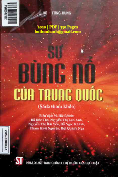 Sự Bùng Nổ Của Trung Quốc (NXB Chính Trị 2020) - Ho Fung Hung, 330 Trang