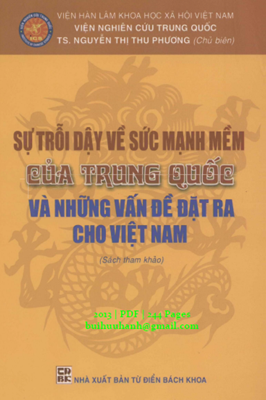 Sự Trỗi Dậy Về Sức Mạnh Mềm Của Trung Quốc Và Những Vấn Đề Đặt Ra Cho Việt Nam