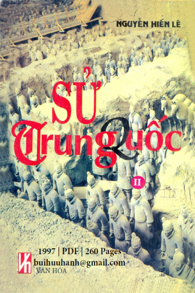 Sử Trung Quốc Tập 2 (NXB Văn Hóa 1997) - Nguyễn Hiến Lê, 260 Trang