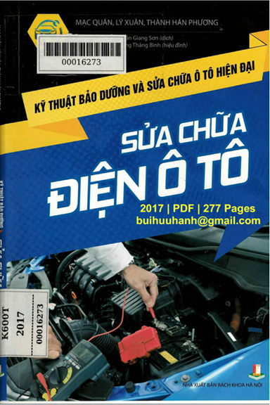 Sửa Chữa Điện Ô Tô (NXB Bách Khoa 2017) - Mạc Quân, 277 Trang